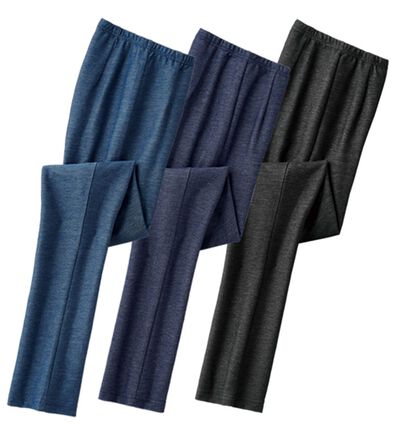 ルフラン（ルフラン）の「【３本組】チュニックに合わせるデニム調パンツ（フルレングスパンツ）」