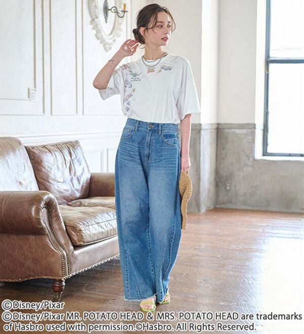 「＜Ｄｉｓｎｅｙ＞綿混素材ゆるっとＴシャツ（カットソー）」｜詳細画像