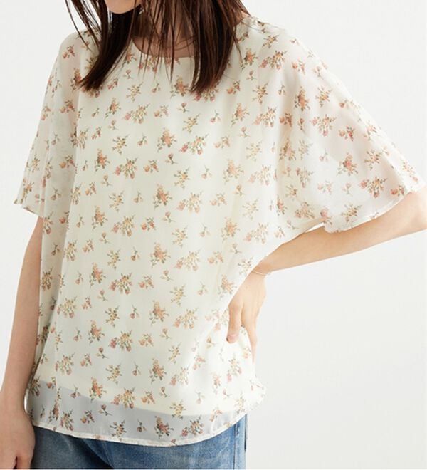 BELLUNA（ベルーナ）の「シフォン素材ドルマンデザインブラウス（ブラウス）」｜詳細画像