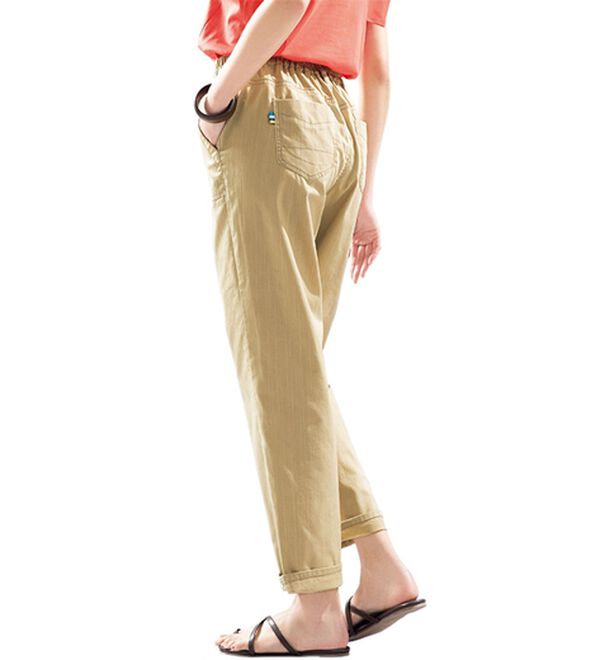 ルフラン（ルフラン）の「【３本組】【ヒヤロン】さらっと涼しい綿混パンツ（フルレングスパンツ）」｜詳細画像