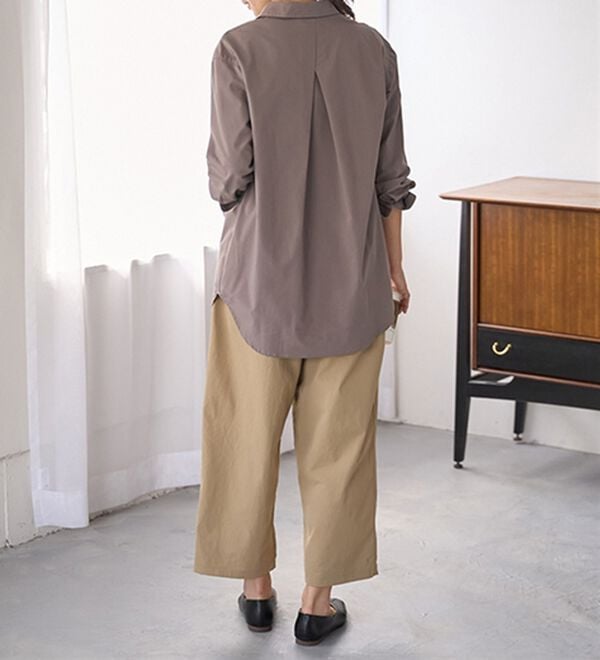 BELLUNA（ベルーナ）の「＜ＳＯＬＯＴＥＸ（Ｒ）＞ストレッチビッグシャツ（シャツ）」｜詳細画像