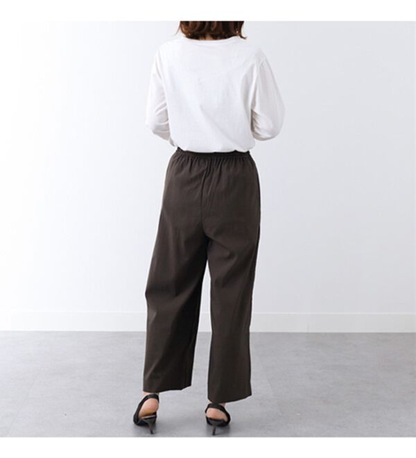 BELLUNA（ベルーナ）の「サラリ快適！ビンテージ調美脚ワイドパンツ（ワイドパンツ・ガウチョ）」｜詳細画像