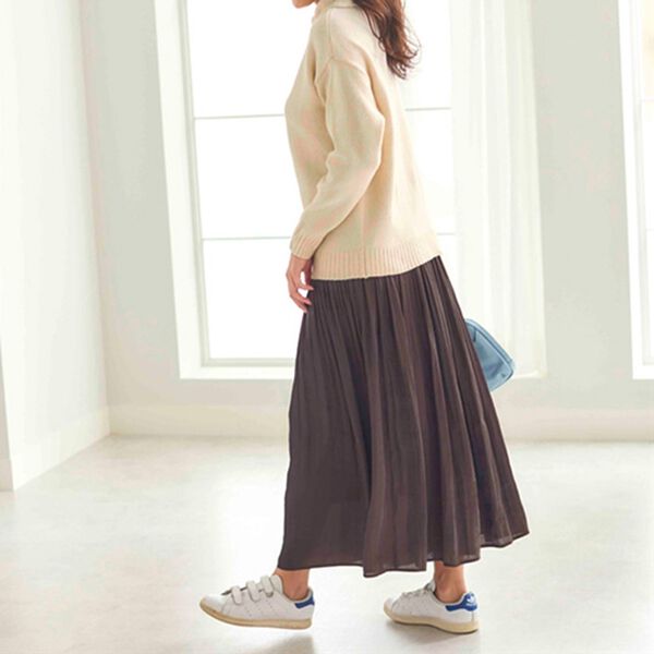 BELLUNA（ベルーナ）の「配色使いほっこりエコニットプルオーバー（ニット・セーター）」｜詳細画像