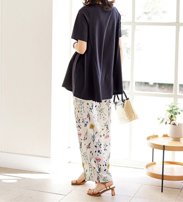 BELLUNA（ベルーナ）の「ポケット付ワイドパンツ（ワイドパンツ・ガウチョ）」｜詳細画像