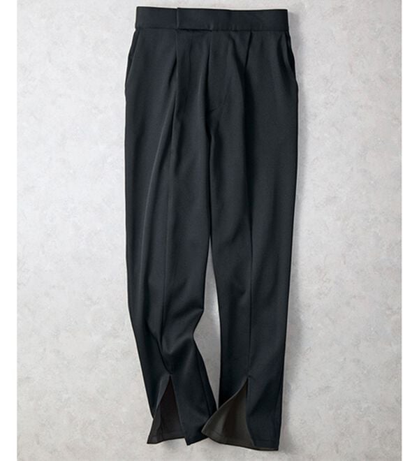 BELLUNA（ベルーナ）の「【低身長さん向け】美脚見えスリットテーパードパンツ（テーパードパンツ）」｜詳細画像