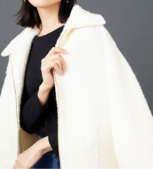 BELLUNA（ベルーナ）の「ブークレステンカラージャケット（その他ジャケット）」｜詳細画像