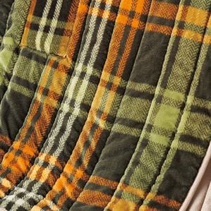 「極あったかダイニングこたつ布団（マット付）（こたつ布団）」｜チェックグリーン