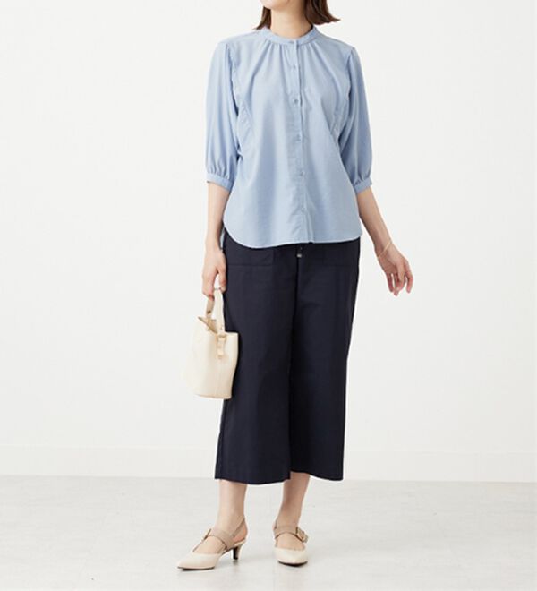 BELLUNA（ベルーナ）の「袖切替ドルマンデザインブラウス（ブラウス）」｜詳細画像