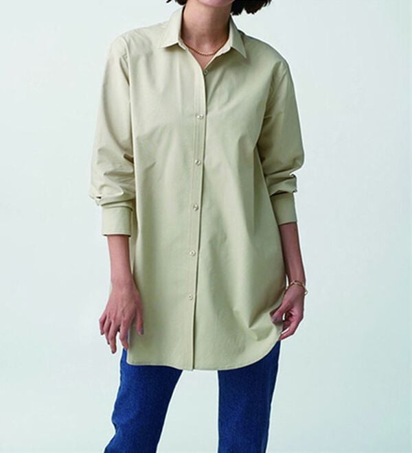 BELLUNA（ベルーナ）の「＜ＳＯＬＯＴＥＸ（Ｒ）＞ストレッチビッグシャツ（シャツ）」｜詳細画像