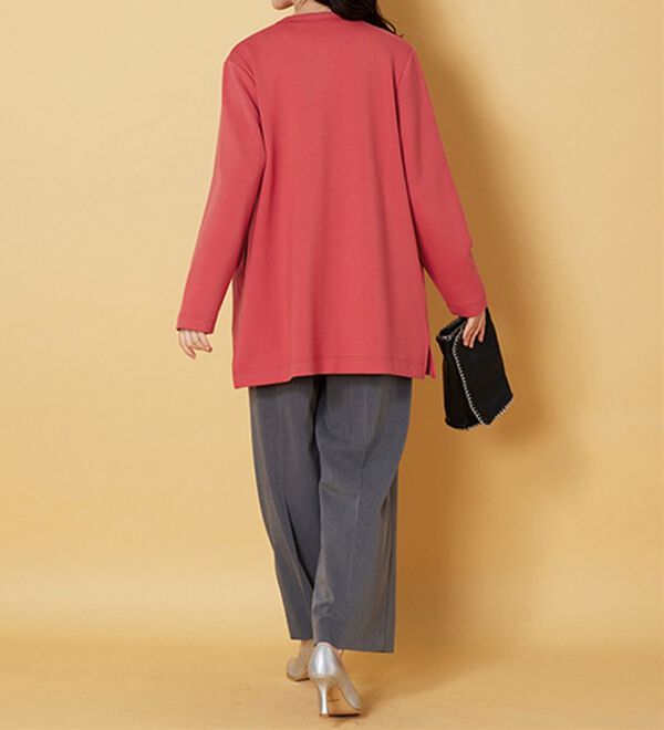 BELLUNA（ベルーナ）の「時短コーデ！ダンボール素材ロングカーデアンサンブル（アンサンブル）」｜詳細画像