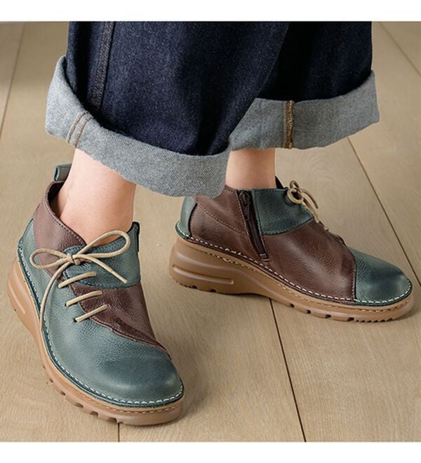 ルフラン（ルフラン）の「アビータ　サイドレースアップ　配色カジュアルシューズ（スニーカー）」｜詳細画像