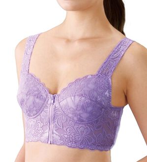 「【３色組】ＮＥＷ背筋きれい綿混前開きブラ（ブラジャー）」｜詳細画像