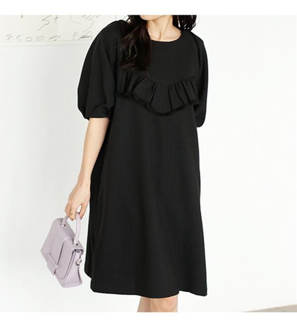 GeeRA（ジーラ）の「前後２ＷＡＹデザインミニワンピース（その他ワンピース）」｜詳細画像