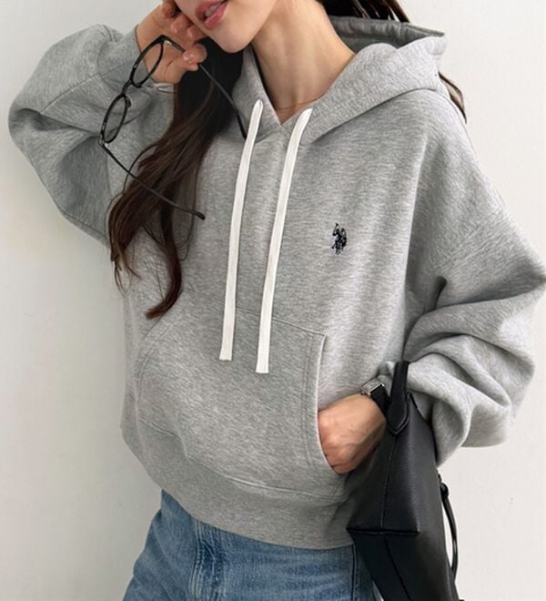 GeeRA（ジーラ）の「【U.S. POLO ASSN.】選べる２丈！フード刺繍裏起毛パーカー（パーカー）」｜詳細画像