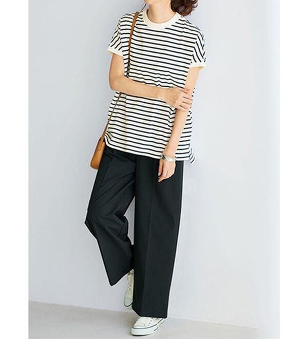 BELLUNA（ベルーナ）の「夏のお出かけに安心！はっ水＆ウォッシャブルパンツ（ワイドパンツ・ガウチョ）」｜詳細画像