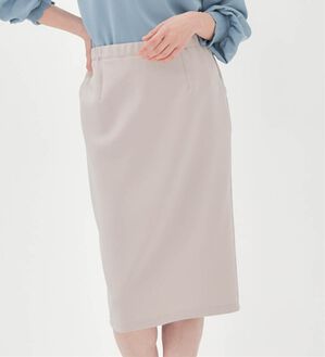 RANAN（ラナン）の「美ラインタイトスカート（ロングスカート）」｜ライトグレー