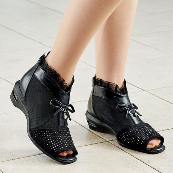 BELLUNA（ベルーナ）の「４Ｅエレガントショートブーツ（ブーツ）」｜詳細画像