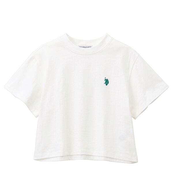 GeeRA（ジーラ）の「【Ｕ．Ｓ．　ＰＯＬＯ　ＡＳＳＮ．】ショート丈Ｔシャツ（Tシャツ）」｜詳細画像