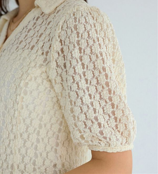 alotta（アロッタ）の「総レーススキッパーポロチュニック（チュニック）」｜詳細画像