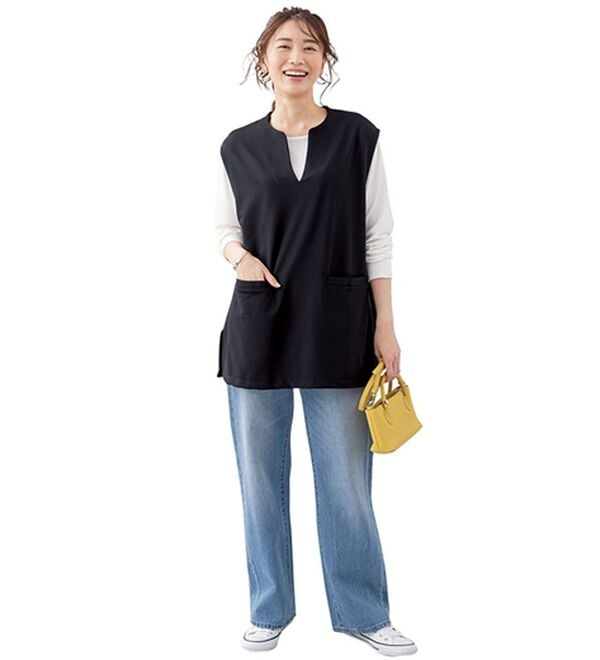 LAVIENNE（ラヴィエンヌ）の「【２点セット】ベストアンサンブル（アンサンブル）」｜詳細画像