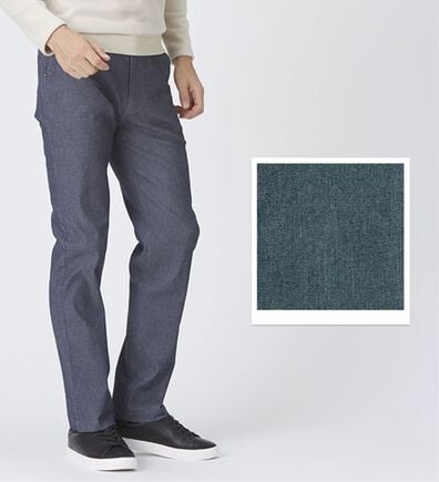 「＜コムルヴァン・オム＞ラクしてすっきり暖かパンツ（メンズフルレングスパンツ）」