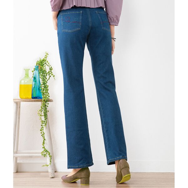 ルフラン（ルフラン）の「【３本組】やわらか裏起毛エアリージーンズ（フルレングスパンツ）」｜詳細画像