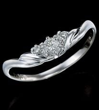 BELLUNA（ベルーナ）の「純プラチナダイヤデザインリング（リング）」