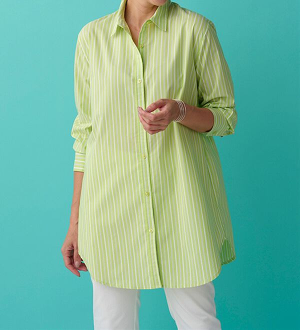 BELLUNA（ベルーナ）の「＜ＳＯＬＯＴＥＸ（Ｒ）＞ストレッチビッグシャツ（シャツ）」｜詳細画像