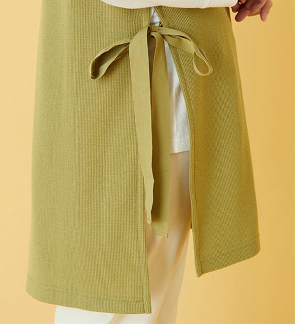 BELLUNA（ベルーナ）の「あぜ素材サイドリボン使いベストアンサンブル（アンサンブル）」｜詳細画像