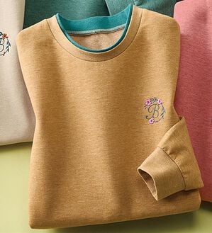 ルフラン（ルフラン）の「選べる！あったか配色ロングプルオーバー（カットソー）」｜キャメル