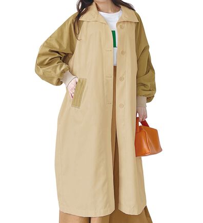 RANAN（ラナン）の「異素材ミリタリーコート（ロングコート）」