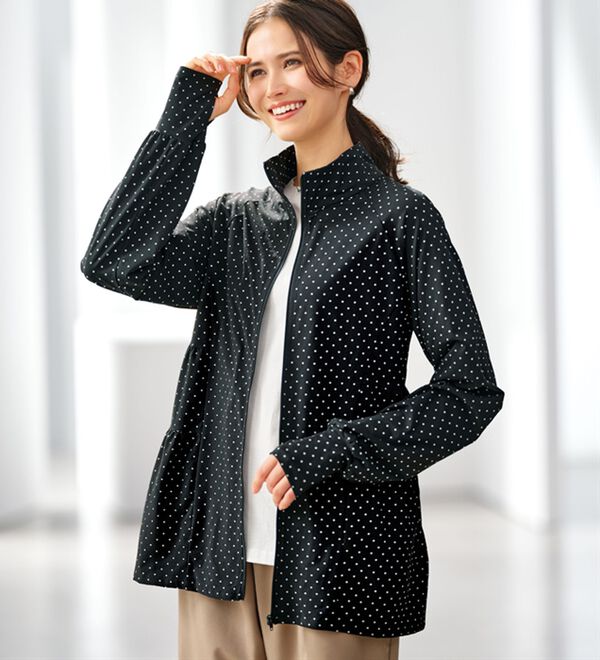 BELLUNA（ベルーナ）の「ティアードデザインラッシュガードＵＶ対策ジャケット（パーカー）」｜詳細画像