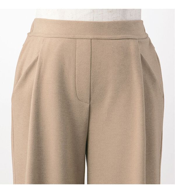 VINNO（ヴィノ）の「ウール調あったかワイドパンツ（ワイドパンツ・ガウチョ）」｜詳細画像