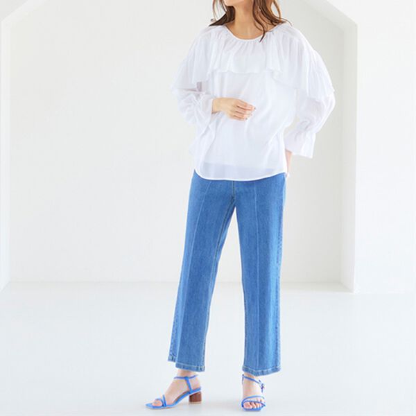 RANAN（ラナン）の「ラッフルフリルブラウス（ブラウス）」｜詳細画像