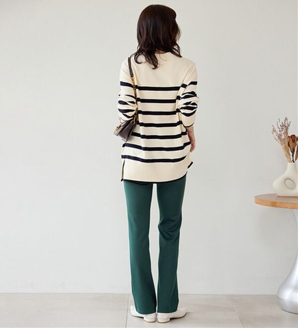 BELLUNA（ベルーナ）の「【選べる股下】ジャストフィットらくらくパンツ（フルレングスパンツ）」｜詳細画像