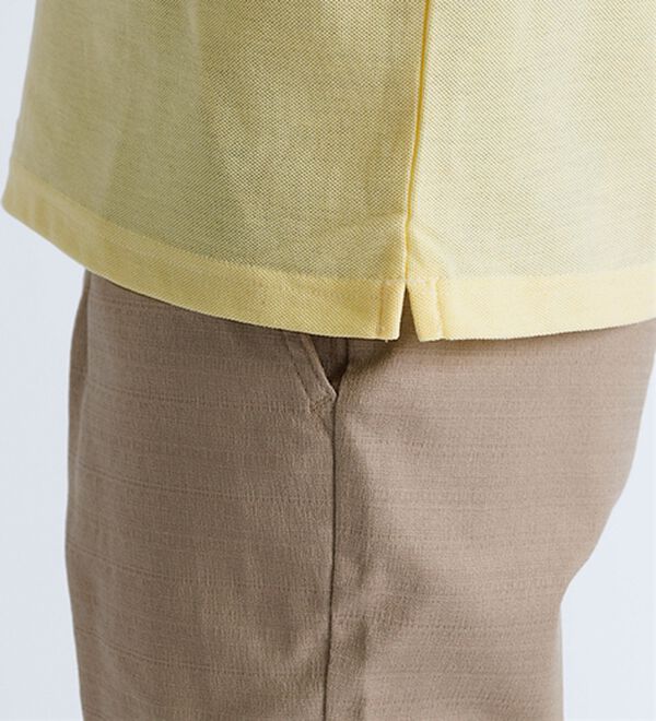 「＜アーノルド　パーマー＞ワンポイント刺しゅう鹿の子ポロシャツ（長袖・半袖）（メンズポロシャツ）」｜詳細画像