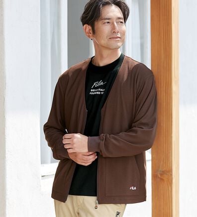 「＜フィラ＞ミラノリブカーデ＆Ｔシャツ（メンズＴシャツ）」