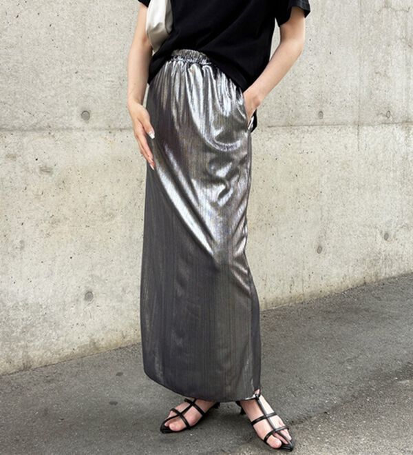 GeeRA（ジーラ）の「シャイニーナロースカート（ロングスカート）」｜詳細画像