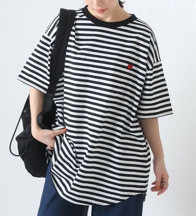 A HAPPY MARILYN（アハッピーマリリン）の「【Ｌ～９Ｌ／選べるタイプ】綿１００％ロングＴシャツ（Tシャツ）」