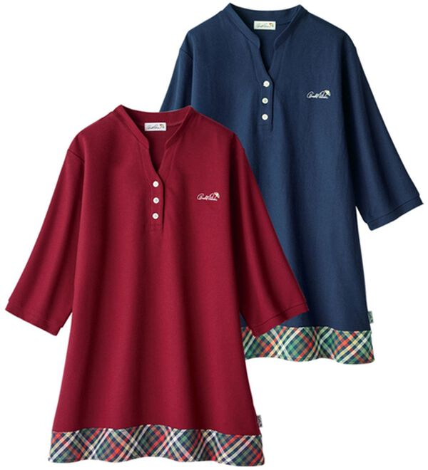 ルフラン（ルフラン）の「【アーノルド　パーマー】チェック決め手の鹿の子チュニック（チュニック）」｜詳細画像