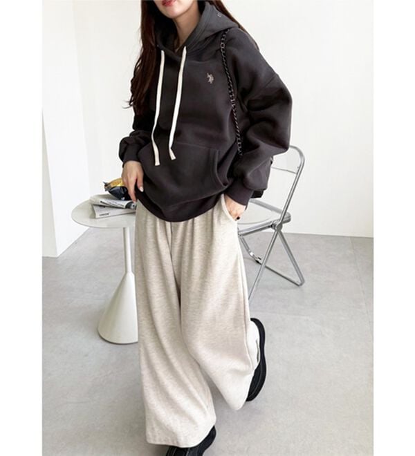 GeeRA（ジーラ）の「【U.S. POLO ASSN.】フード刺繍裏起毛パーカー（パーカー）」｜詳細画像