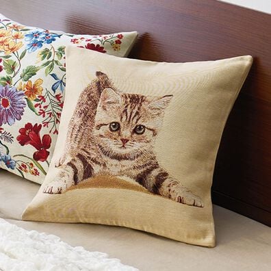 「ポルトガル製ジャカード織クッションカバー（クッション・クッションカバー）」