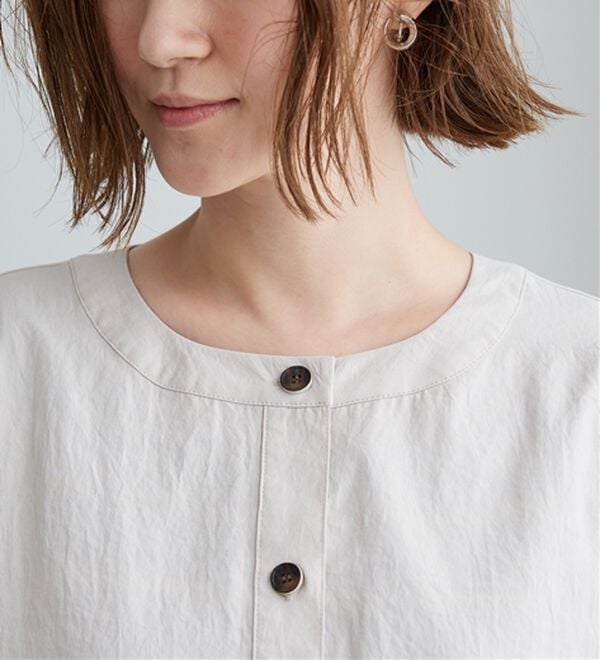 BELLUNA（ベルーナ）の「ビンテージ調ボタンデザインブルゾン（その他ジャケット）」｜詳細画像