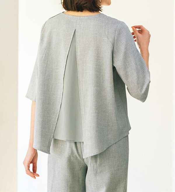 ルフラン（ルフラン）の「さらり涼やかバックデザインセットアップ（その他スーツ）」｜詳細画像