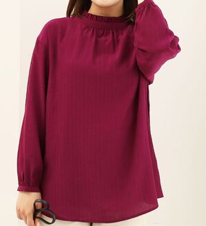 BELLUNA（ベルーナ）の「衿フリルデザインブラウス（ブラウス）」｜詳細画像