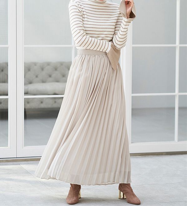 RANAN（ラナン）の「＜ムースタッチ＞洗える！バイカラータートルリブニット（ニット・セーター）」｜詳細画像