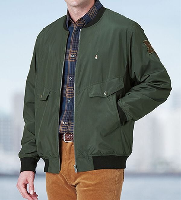 「＜ハッシュパピー＞着心地快適ステッチワークブルゾン（メンズブルゾン）」｜詳細画像