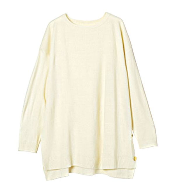 RANAN（ラナン）の「サイドボタン使いゆったりニットチュニック（チュニック）」｜詳細画像
