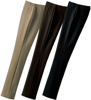 ルフラン（ルフラン）の「【３本組】冬仕様ぴったりサイズがうれしいパンツ（フルレングスパンツ）」｜詳細画像