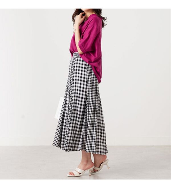 BELLUNA（ベルーナ）の「機能付リネン混スキッパーデザインシャツ（シャツ）」｜詳細画像